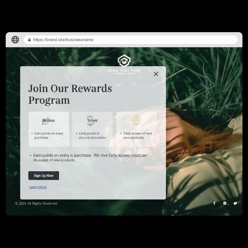 Loyalty program dashboard