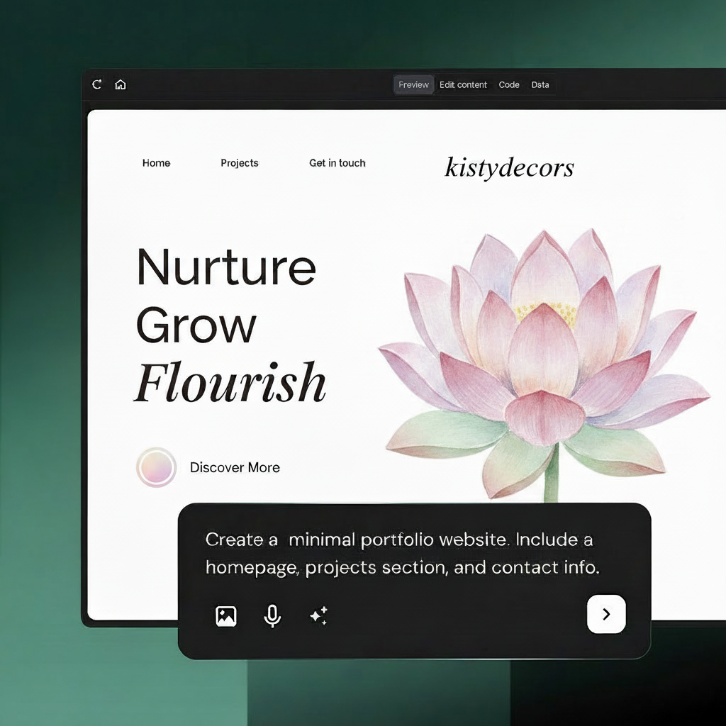 Visual storefront editor preview